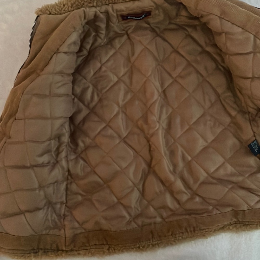 Dollhouse Tan Corduroy Jacket with Faux Fur Trim - Picture 5 of 5